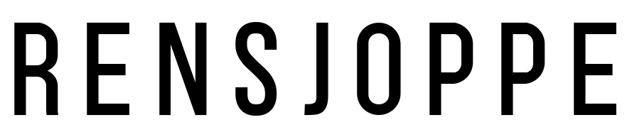 Rensjoppe Logo Black